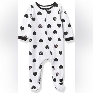 - Calvin Klein Baby Girl Heart One Piece sz 0/3 months